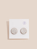Flat Disc Earrings