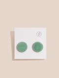 Flat Disc Earrings