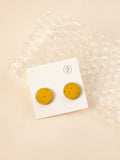 Flat Disc Earrings